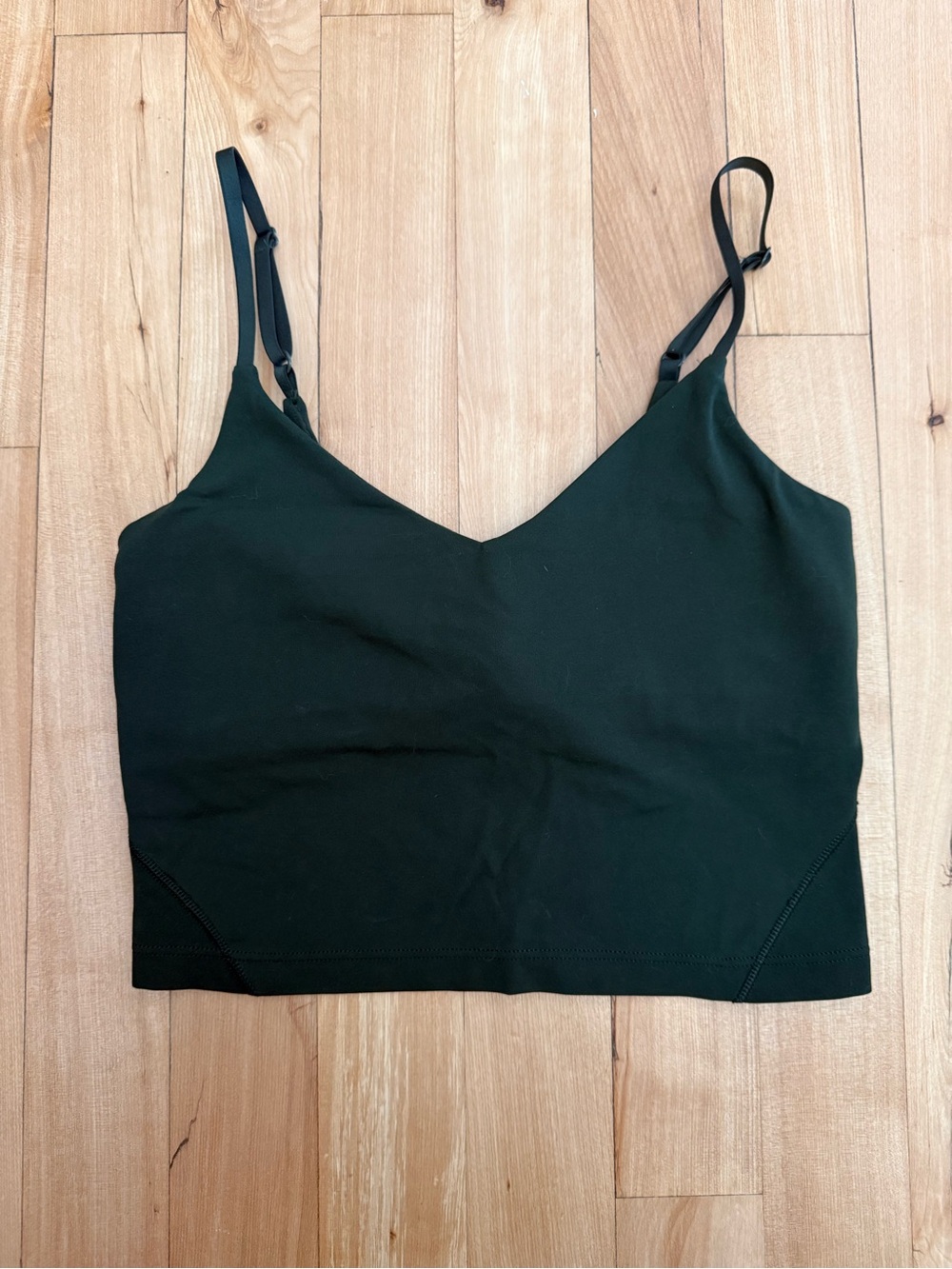 lululemon athletica Black V-Neck Crop Brami